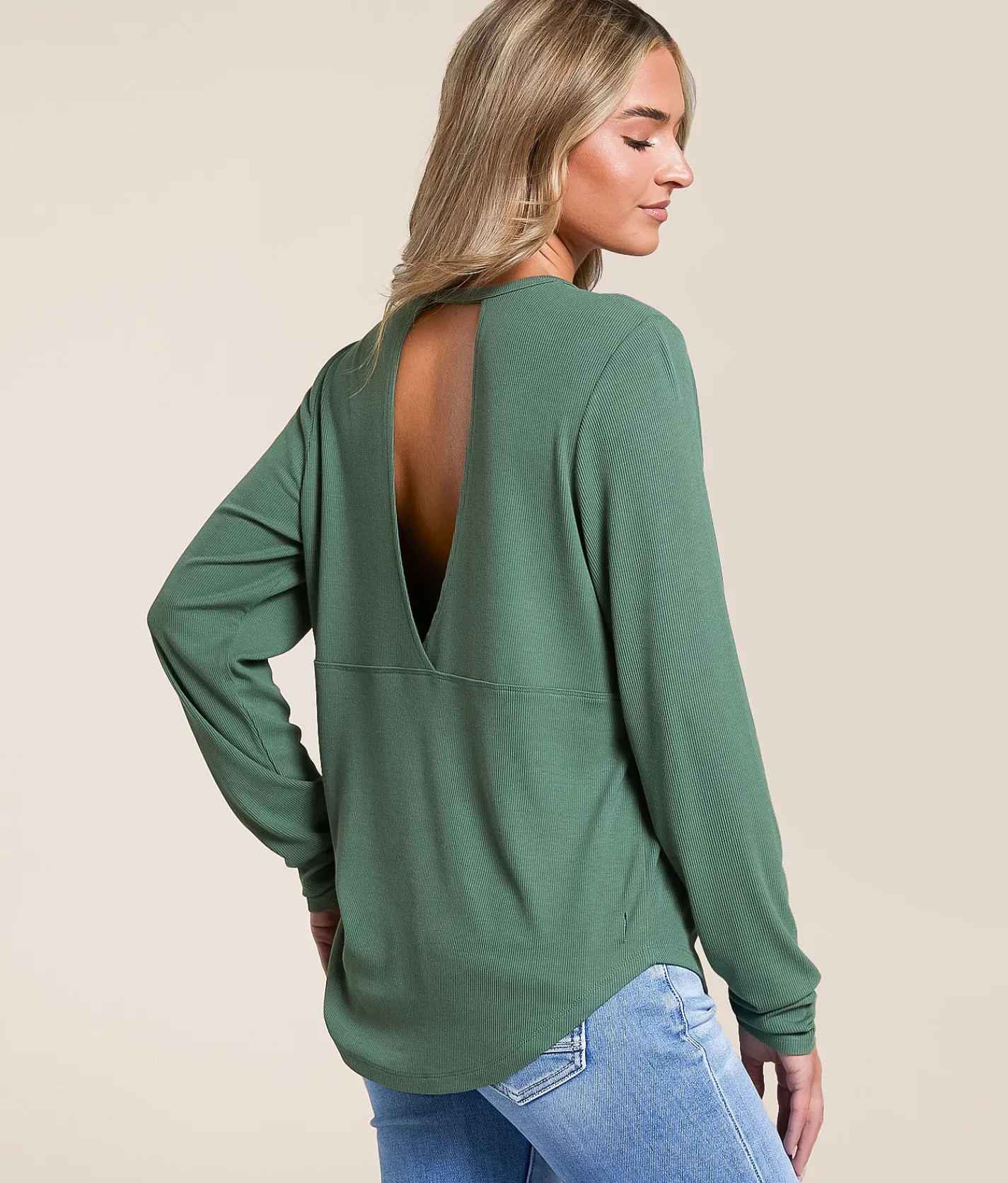 White Crow Glenda Top Hunter Green Sale