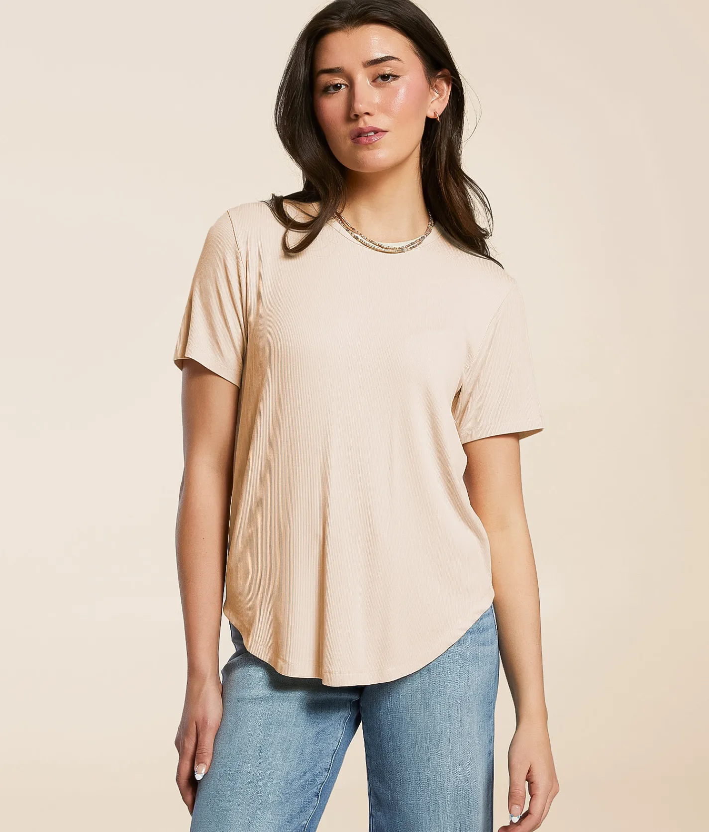 White Crow Glenda Top Sandshell Sale