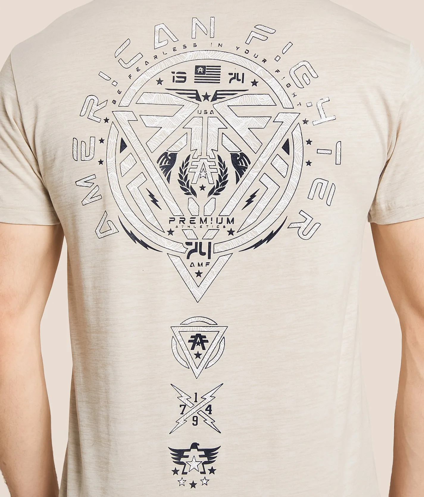 Graphic T-Shirts | American Fighter Glenside T-Shirt Bone