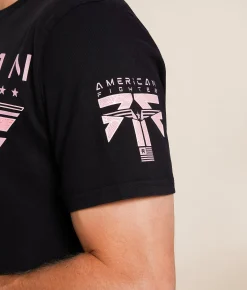 Tops|Graphic T-Shirts | American Fighter Glenside T-Shirt Black