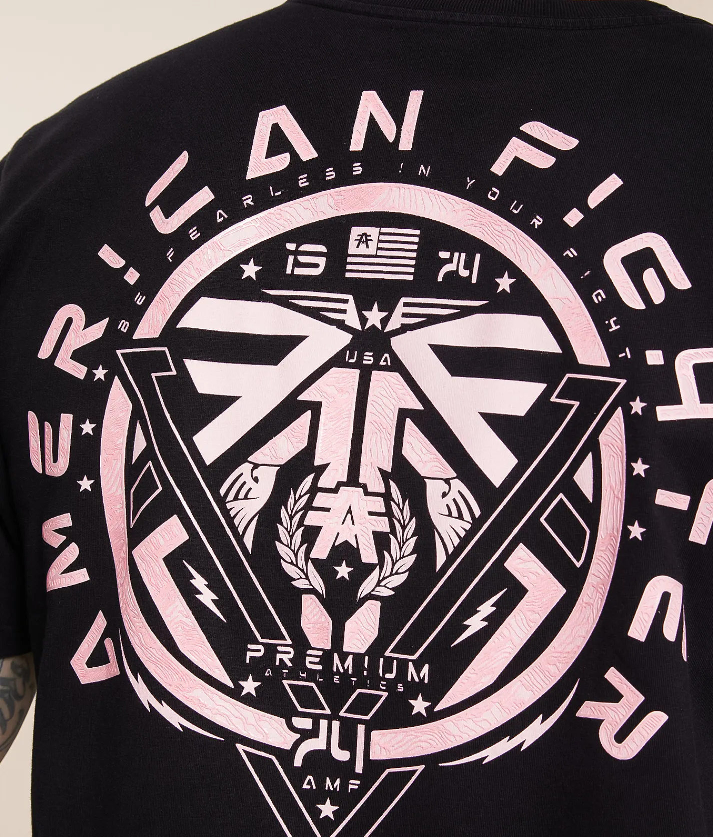 Tops|Graphic T-Shirts | American Fighter Glenside T-Shirt Black