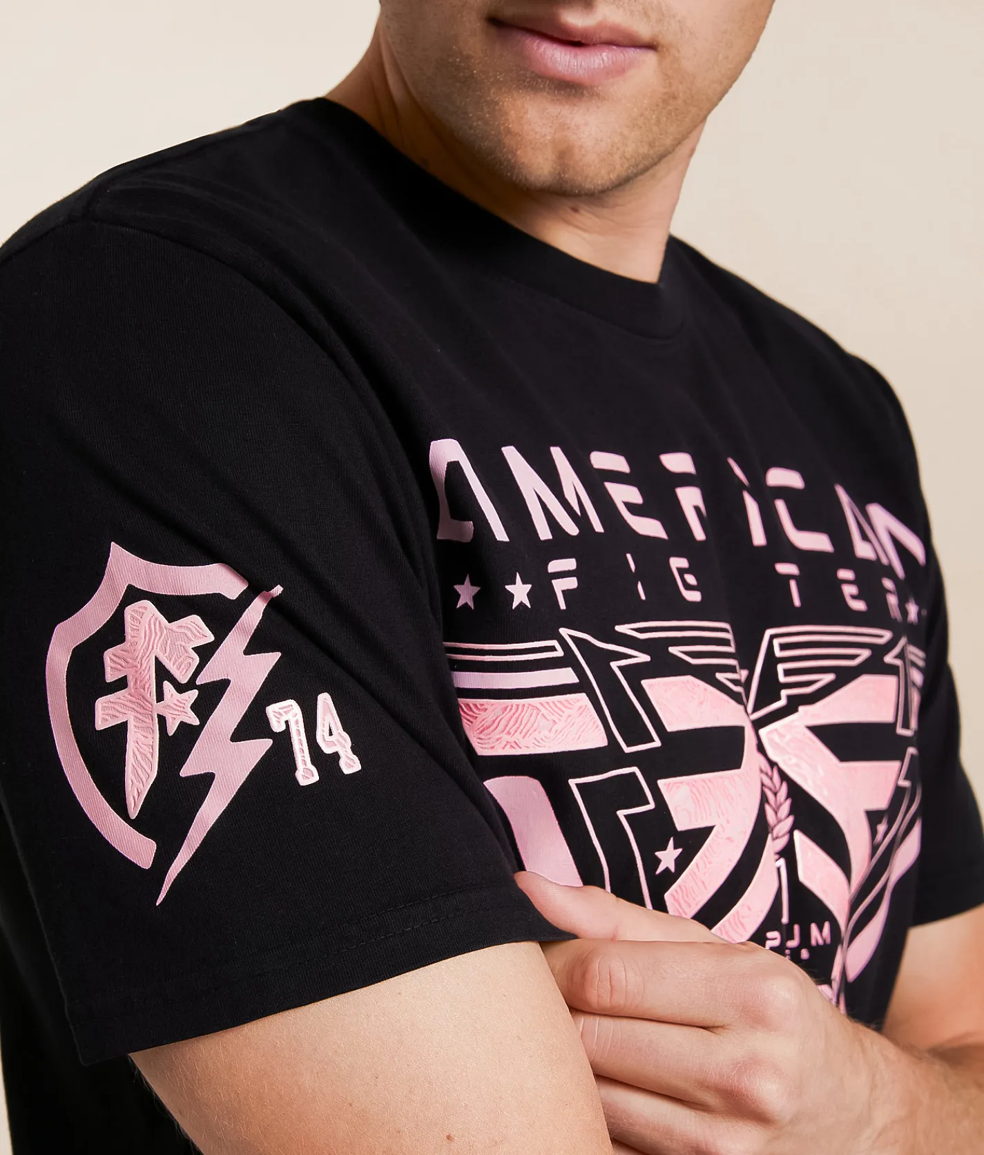 Tops|Graphic T-Shirts | American Fighter Glenside T-Shirt Black