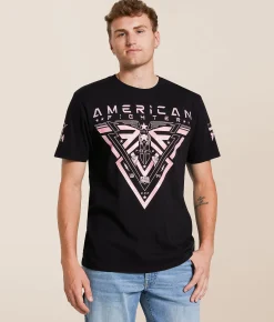 Tops|Graphic T-Shirts | American Fighter Glenside T-Shirt Black
