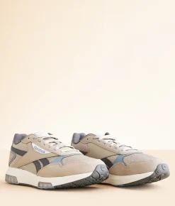 Reebok® Glide DMX Leather Sneaker White White Barely Grey Clearance