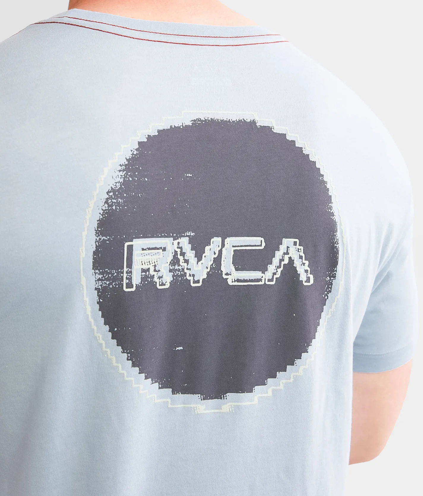Graphic T-Shirts | RVCA Glitch Bit T-Shirt Deja Blue