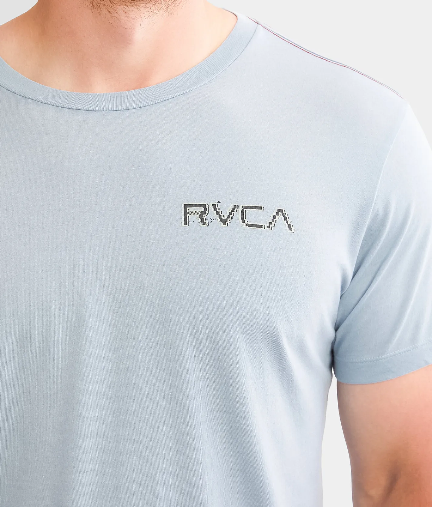 Graphic T-Shirts | RVCA Glitch Bit T-Shirt Deja Blue