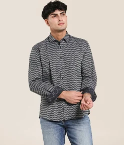 Eight X Glitch Shirt Grey Hot