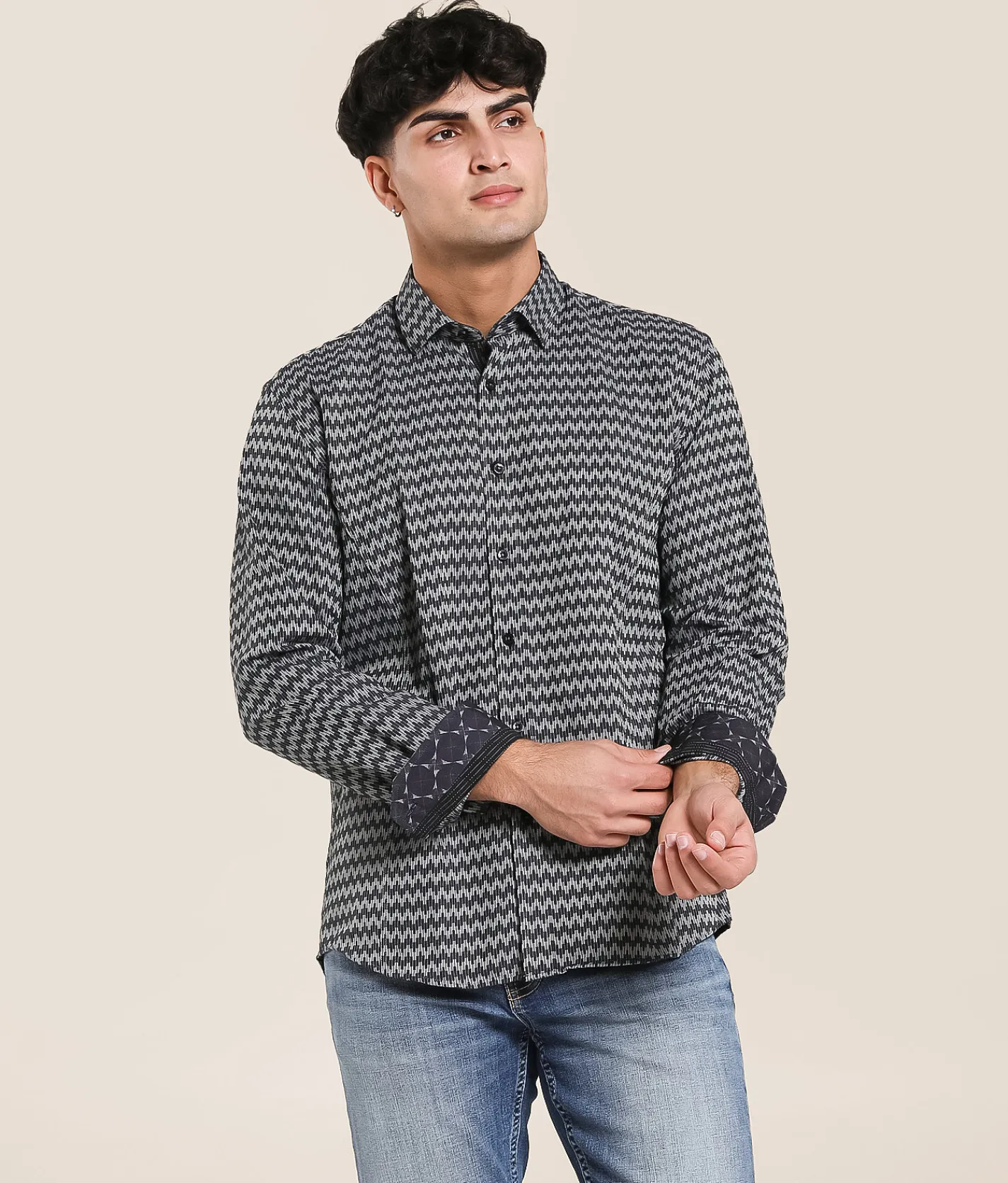 Eight X Glitch Shirt Grey Hot