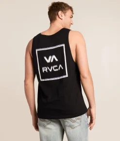 RVCA Glitch Tank Top Black Outlet