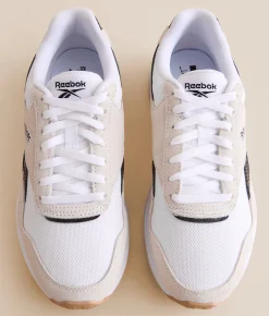Reebok® GL1100 Leather Sneaker White White Black Discount