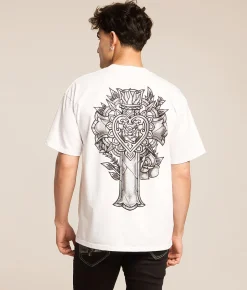 Tops|Graphic T-Shirts | Affliction Glory Avowed T-Shirt White