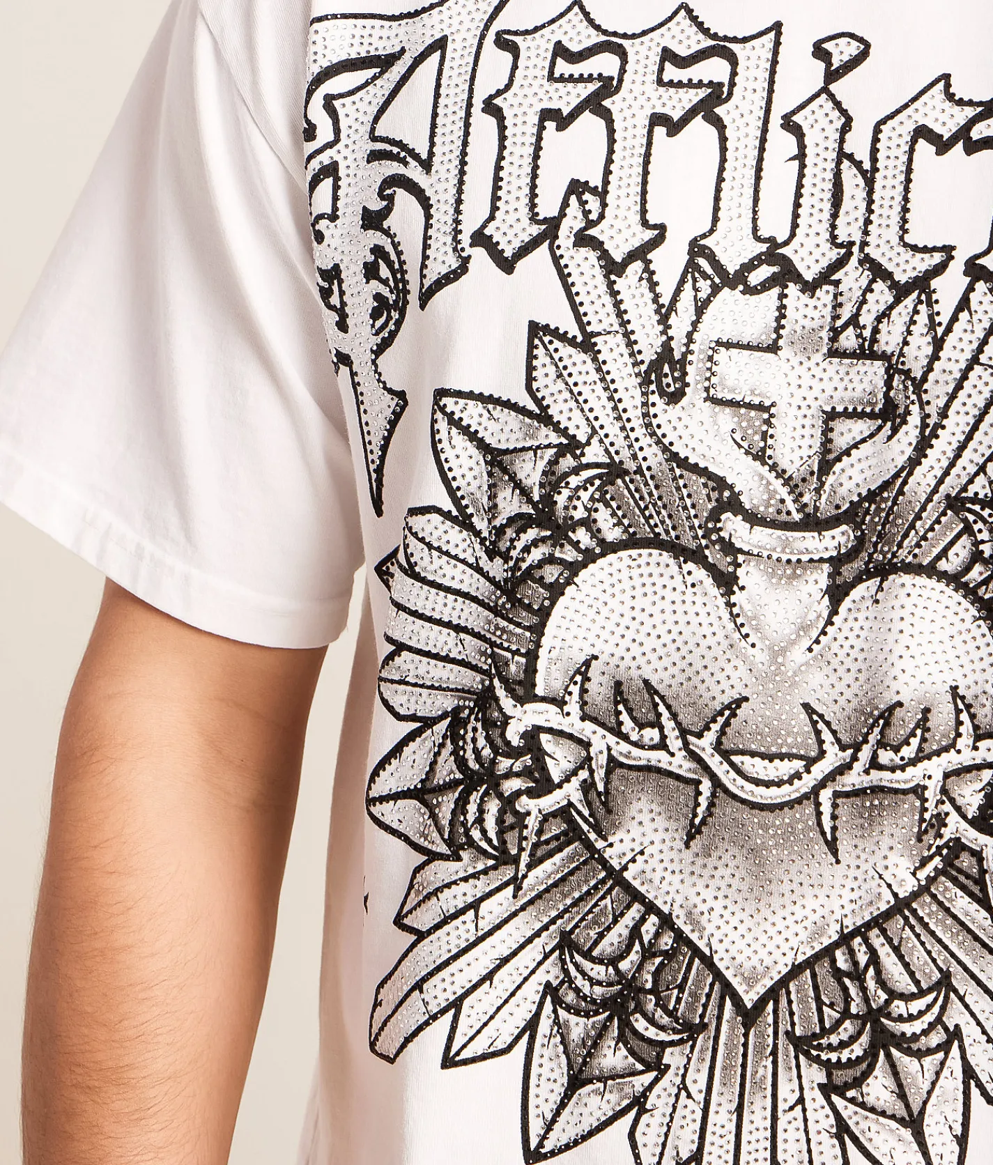 Tops|Graphic T-Shirts | Affliction Glory Avowed T-Shirt White