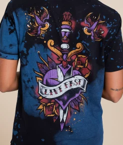 Tops | Affliction Glory Trust Oversized T-Shirt Black