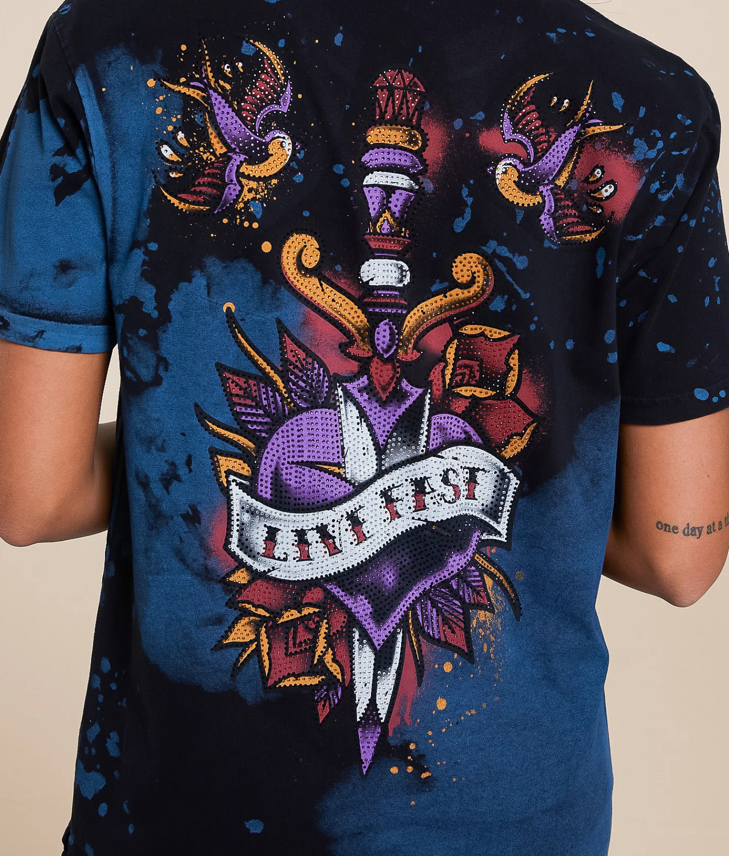 Tops | Affliction Glory Trust Oversized T-Shirt Black