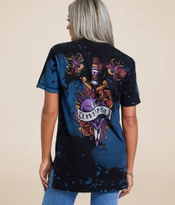 Tops | Affliction Glory Trust Oversized T-Shirt Black