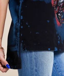 Tops | Affliction Glory Trust Oversized T-Shirt Black