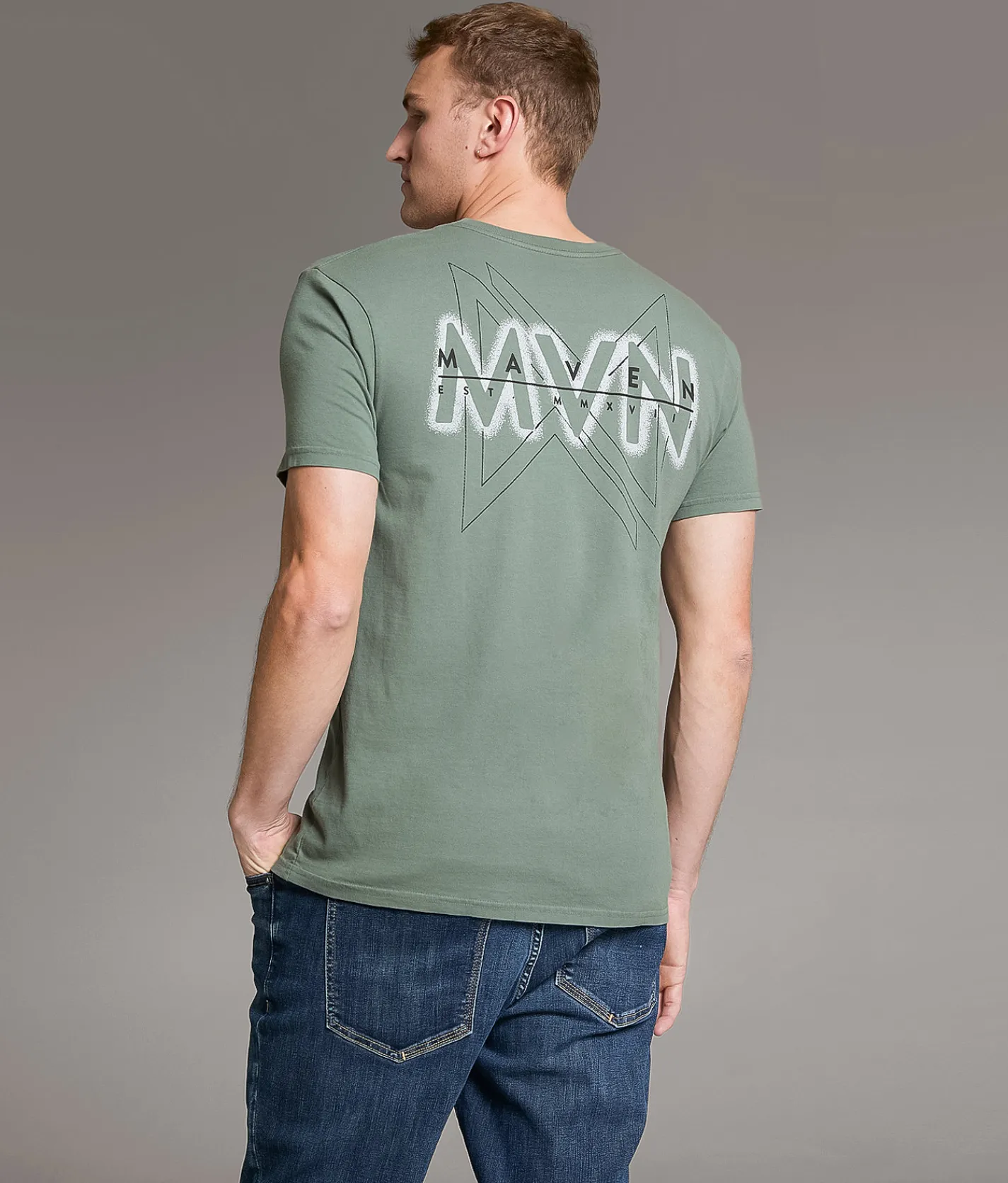 Tops|Graphic T-Shirts | Maven Co-op Glow T-Shirt Balsam Green