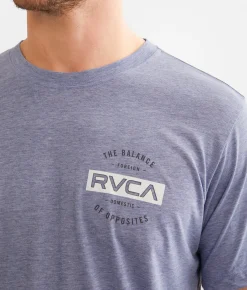 Graphic T-Shirts|Activewear | RVCA Goal Sport T-Shirt Midnight Heather