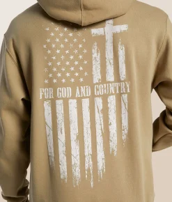 Howitzer God & Country Hooded Sweatshirt Fallen Rock New