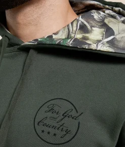 Howitzer God & Country Hooded Sweatshirt Deep Depths New