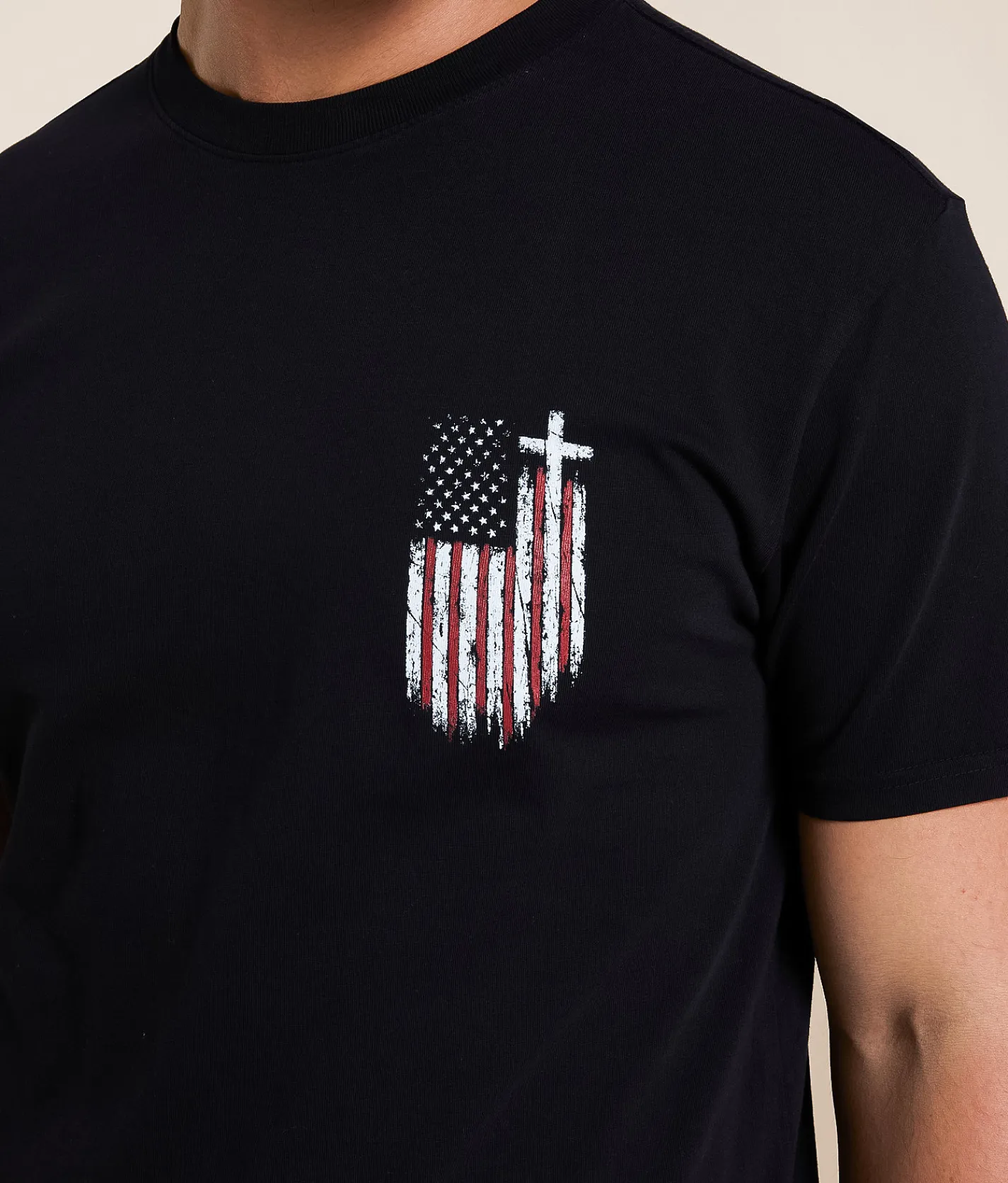 Tops|Graphic T-Shirts | Howitzer God & Country T-Shirt Black