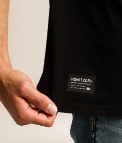 Tops|Graphic T-Shirts | Howitzer God & Country T-Shirt Black