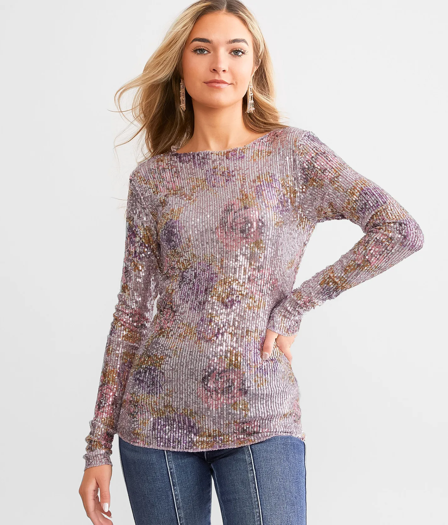 Tops | Free People Gold Rush Top Alabaster Combo