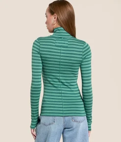 Tops | Free People Good Good Turtleneck Top Rainforest Combo
