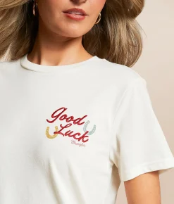 Tops | Wrangler® Good Luck T-Shirt Egret Heather