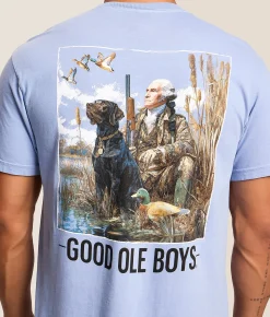 Good Ole Boys Good Old Boys Outdoors Lab T-Shirt Washed Denim Discount