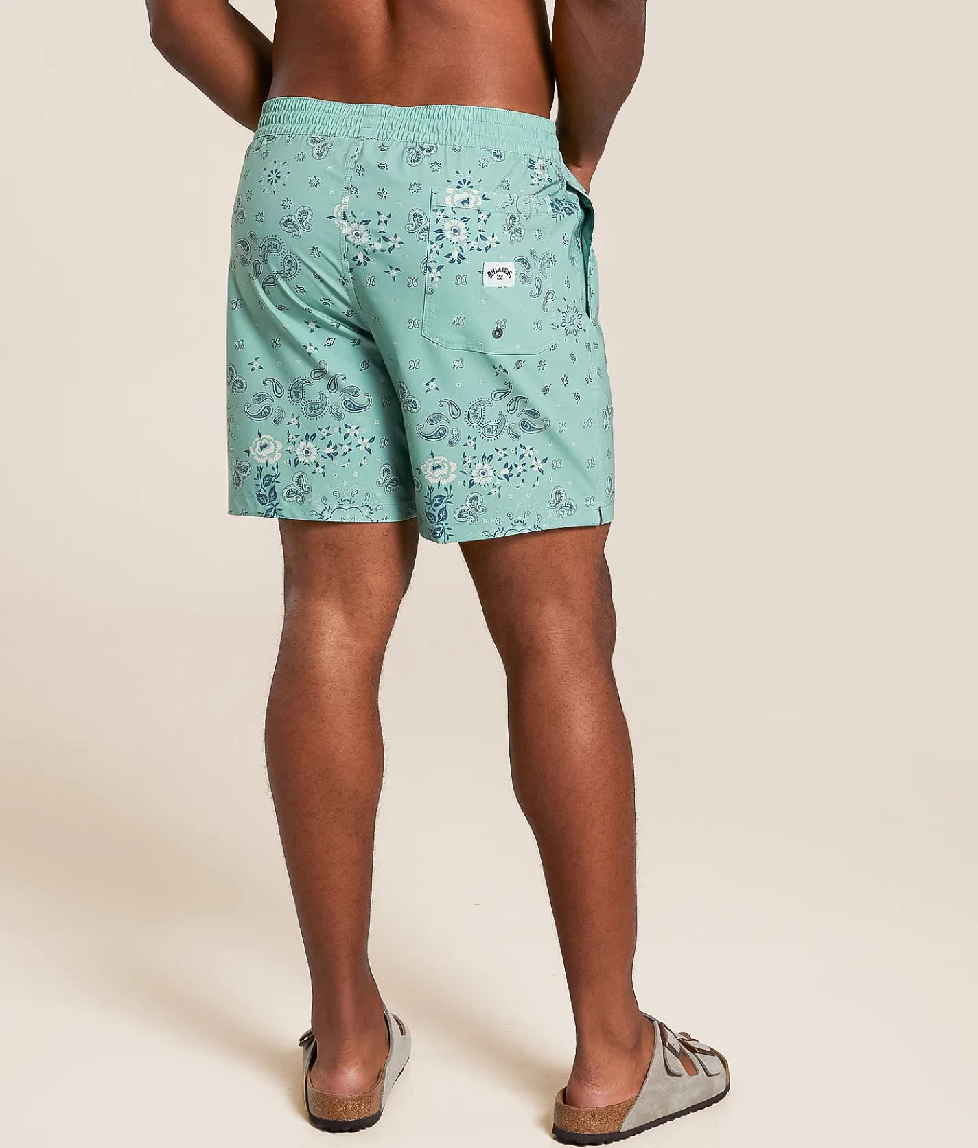 Bottoms|Swimwear | Billabong Good Times Stretch Swim Trunks Mist Green