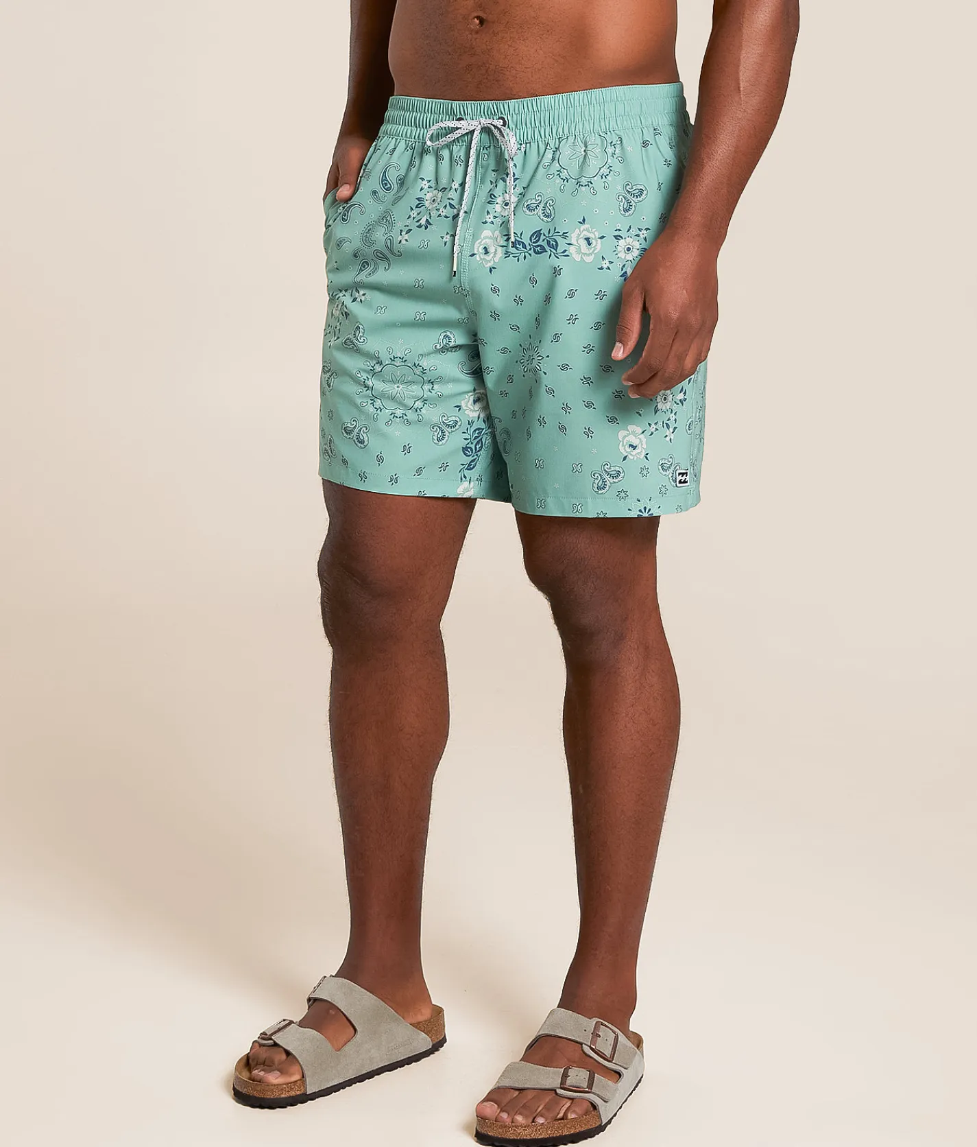Bottoms|Swimwear | Billabong Good Times Stretch Swim Trunks Mist Green