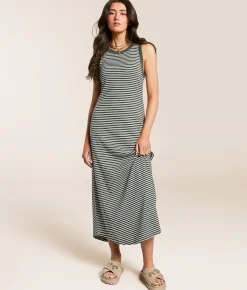 Dresses | Z Supply Goodwin Stripe Midi Dress Dark Agave
