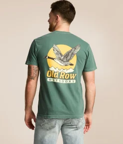 Old Row Goose T-Shirt Blue Spruce Online