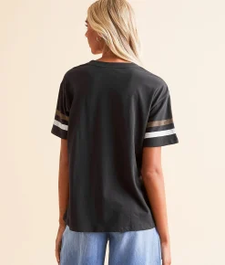 Tops | White Crow Go Team T-Shirt Black Sands