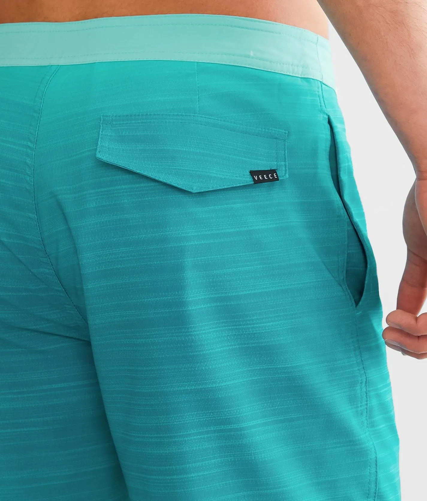 Veece Gradient Magic Print Stretch Boardshort Teal