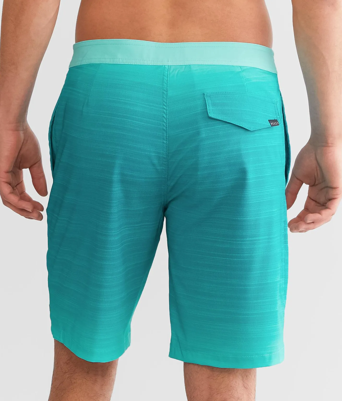 Veece Gradient Magic Print Stretch Boardshort Teal