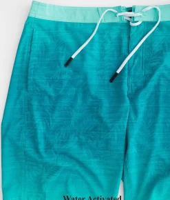 Veece Gradient Magic Print Stretch Boardshort Teal