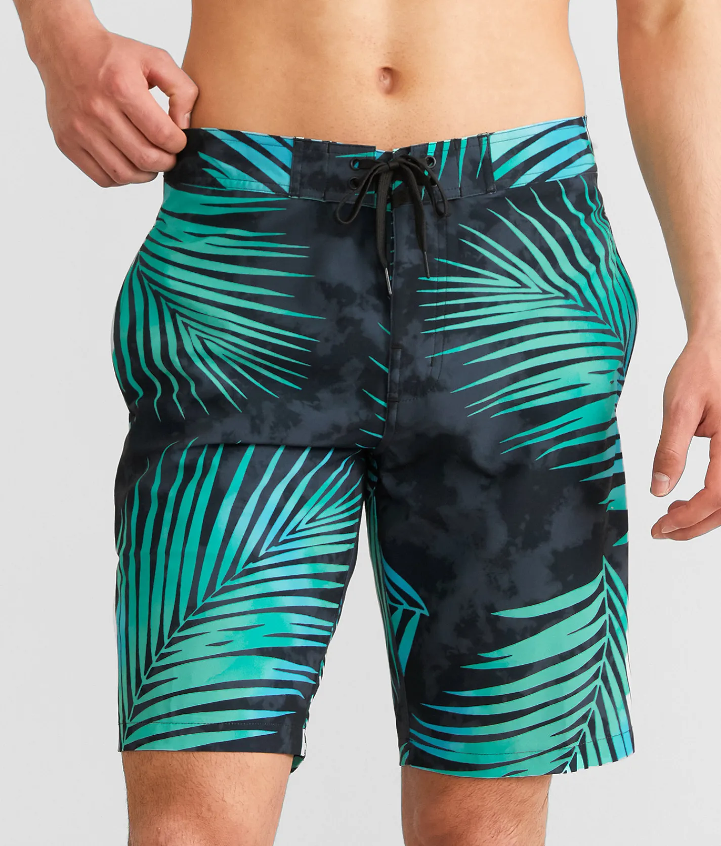Departwest Gradient Tropical Stretch Boardshort Black New