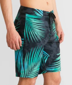 Bottoms | Departwest Gradient Tropical Stretch Boardshort Black