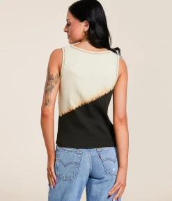 Tops | Gilded Intent Gradient Washed Tank Top Washed Brown