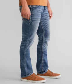 Rock Revival Grady Alternative Straight Stretch Jean Grady 200 New