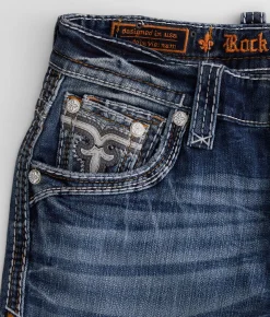 Rock Revival Grady Alternative Straight Stretch Jean Grady 200 New
