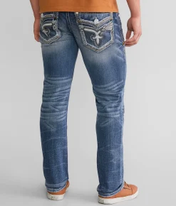 Rock Revival Grady Alternative Straight Stretch Jean Grady 200 New