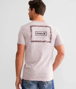 Hurley Grain T-Shirt Roan Rouge Online
