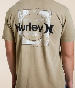Hurley Grainy Pigment T-Shirt Khaki Online