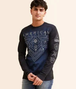 American Fighter Grandfalls Thermal Dark Blue Black Hot