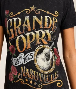 Tops | Changes Grand Ole Opry T-Shirt Washed Black