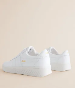 Gola® Grandslam Leather Sneaker White White Best