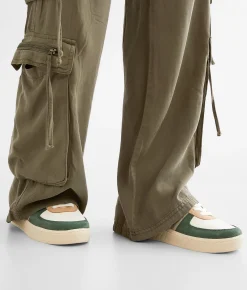 Gola® Grandslam Quadrant Metallic Sneaker Off White Evergreen Gold Online